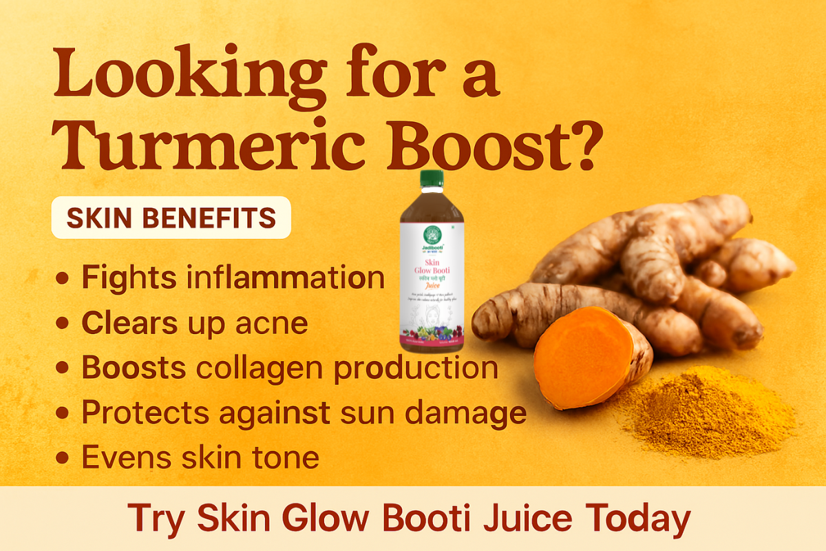 “Fresh turmeric roots and powder on rustic wooden background”